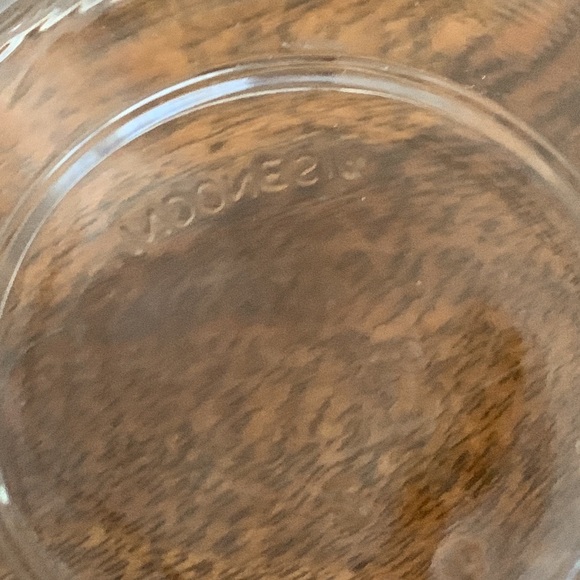 Apple Shaped Glass Bowl Candy Desert Trinket Dish Textured Leaf Indonesia - Picture 6 of 7